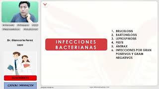 INFECCIONES BACTERIANAS PARTE 1  BRUCELOSIS BARTONELOSIS  INFECTOLOGÍA  VILLAMEDIC [upl. by Yetty]