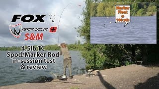 Fox Warrior S Plus SampM  Spod Rod  Marker Rod  Spomb Rod  Test amp Review  Carp fishing rod fish [upl. by Attennyl]