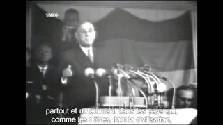 Charles de Gaulle  Le discours à la jeunesse allemande  Rede an die deutsche Jugend [upl. by Inasah986]