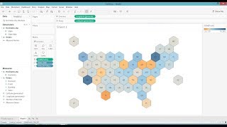 Create a Hex Map in Tableau the Easy Way [upl. by Otxilac264]