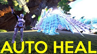 How To Auto Heal With The Snow Owl  ARK [upl. by Fabron196]