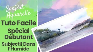 Apprendre lAquarelle Facile  Paysage Pastel en 20 Min  Guide pour Débutants [upl. by Aydin]