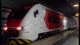 Malpensa express in partenza dalla stazione di Malpensa Aeroporto T2 [upl. by Auhsot359]