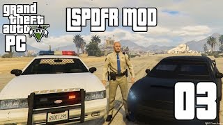 حرامي السيارات الخامس مود الشرطة  الشريف والكوروما  GTA V LSPDFR Mod 3 [upl. by Eelta666]