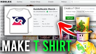 How To Make A T Shirt In Roblox Full Guide  Make Roblox T Shirt [upl. by Meeharbi]