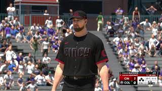 MLB The Show 23  City Connect Uniforms Cincinnati Reds vs Colorado Rockies [upl. by Lagas496]