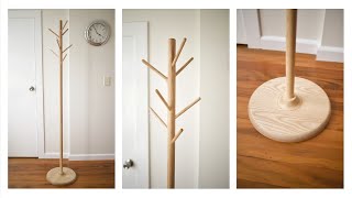 Making A Wooden Coat Stand [upl. by Elletnohs]