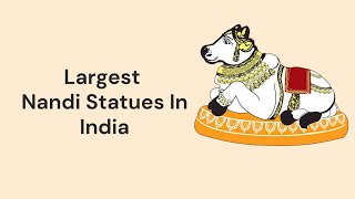 Largest Nandi Statues In India [upl. by Yelir]