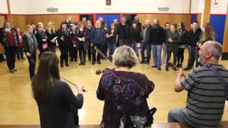 2015 smuha singing at cunningsburgh hall 1 march 2015 [upl. by Esinehs729]