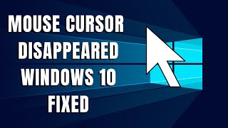 How to fix mouse cursor disappears windows 10 laptop  Mouse cursor not showing laptop [upl. by Murrell269]