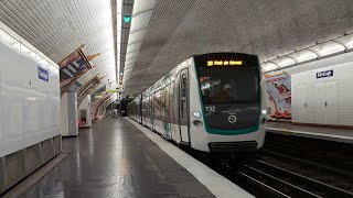 RATP Paris Metro MF677788 and 01  15th19th December 2022 [upl. by Glaab742]