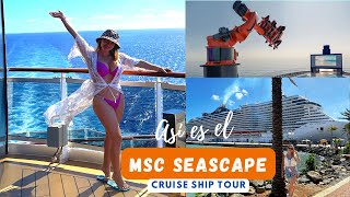 Así es el NUEVO CRUCERO DE MSC Cruceros  MSC Seascape  Cruise Tour [upl. by Alaunnoif426]