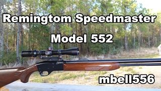 Remington Speedmaster Model 552 SemiAuto Rimfire amp CCI Quiet 22 Long Rifle Review amp Field Test [upl. by Arline]