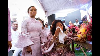 New Single  Ayomiku drives her Mum Tope Alabi to tears listening to a surprise birthday song [upl. by Laekcim]