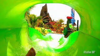 4K Volcano Bay Tube Water Slide POV  Taniwha Tubes  2 Slides POV [upl. by Guillemette]