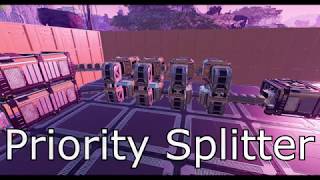 Satisfactory PrioritySplitter [upl. by Rosabel]