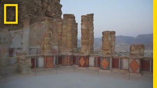 An Ancient Palatial Fortress Overlooks This Barren Desert in Israel  National Geographic [upl. by Aneleh]