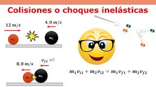 Calcular energia perdida en el choque  Colisiones inelasticos [upl. by Miharbi]