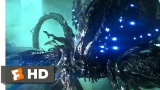 Beyond Skyline 2017 Elaine gives birth in the spaceship [upl. by Ellimaj66]