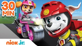 PAW Patrol Moto Pups amp More 30 MINUTE MARATHON  Nick Jr [upl. by Haswell299]