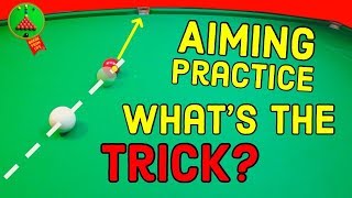 Snooker Aiming Practice Trick [upl. by Ekusoyr12]