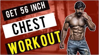 Get 56” Inch Chest Workout  छाती कैसे चौड़ी करे  Rubal Dhankar [upl. by Naimaj]