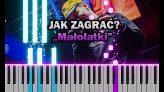 MiłyPan  Małolatki 🎹 Piano Tutorial  Nuty  🔥 ŁATWE 🔥 [upl. by Toolis808]