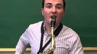 Tenor Saxophone  Playing The First Five Note [upl. by Calisa]