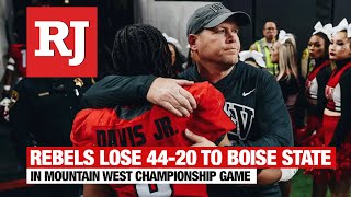 UNLV loses to Boise State in Mountain West title game [upl. by Jase]