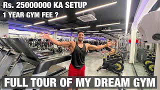 Full Tour Of My New Gym  Rs 25 Crore  Fees amp Services [upl. by Satterlee174]