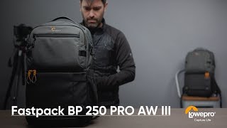 Lowepro Fastpack PRO BP 250 AW III [upl. by Oigres]