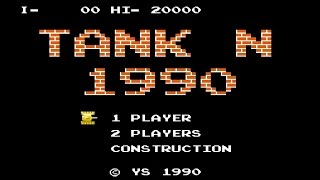 Battle City Tank N 1990 NES Dendy gameplay 132 [upl. by Ardnauqal557]