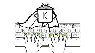 Keyboarding Without Tears Presents The Home Row [upl. by Hcirdeirf]