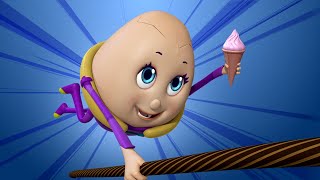 Humpty Dumpty Loves To Play amp Dance  Rhymes and Baby Songs  Infobells [upl. by Eustatius244]