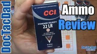 CCI Standard Velocity 22LR  Ammo Review [upl. by Bear372]