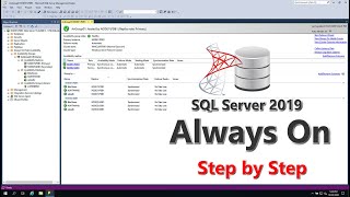 How to Configure AlwaysOn High Availability in MS SQL Server 2019  Step by Step [upl. by Eural]