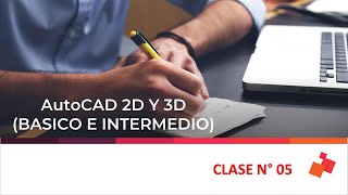 CLASE 05 AutoCAD 2D Y 3D BÁSICO INTERMEDIO [upl. by Melany]