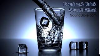 Pouring A Drink Sound Effect [upl. by Gabbi599]