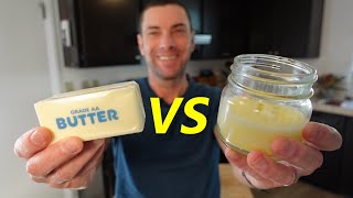 Butter vs Clarified Butter  Which To Use And Why [upl. by Mylo83]