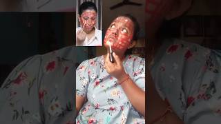 Viral red lipstick makeup hack🤯🔥😨 bengali hack shorts ytshorts trending [upl. by Georgy]