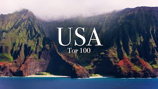 Top 100 Places To Visit In The USA  4K Travel Guide [upl. by Inafit]