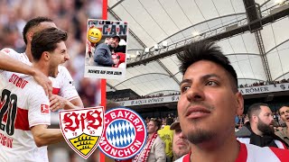 VERDIENT VERLOREN 💔  VFBTRAINER auf dem ZAUN 🔥  VFB Stuttgart vs FC Bayern München  CedrikTV [upl. by Hendrick]