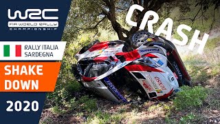 WRC  Rally Italia Sardegna 2020 SHAKEDOWN LIVE [upl. by Roarke]