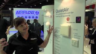 Airflow Ventilation Product  The QuietAir fan [upl. by Norihs514]