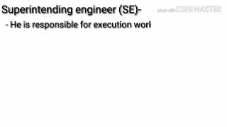 Function of Superintending Engineer [upl. by Nynnahs]