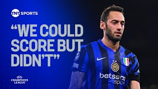 quotI have nothing to sayquot  Hakan Çalhanoğlu  Man City 00 Inter Milan  UEFA Champions League [upl. by Kinemod614]