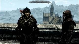 JOINING THALMOR FACTION AND CRAFTING DARK ELVEN ARMOR Skyrim [upl. by Shaefer]