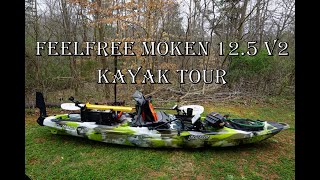 2021 Tournament Kayak  FeelFree Moken 125 V2 w Bixpy [upl. by Arvin]