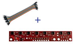 How To Attach Breadboard Wires to QTR8 Sensor [upl. by Greff668]