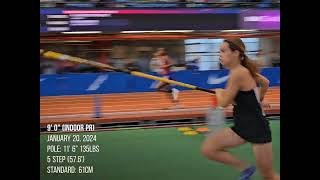 Brenna LaBranche High School Pole Vault Highlights [upl. by Kleon869]